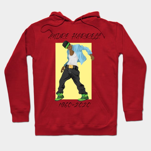Andre Harrell dancer Hoodie by Halmoswi